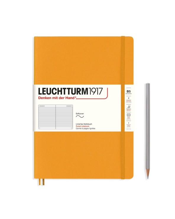 CARNET - COMPOSITION (B5) - COUVERTURE SOUPLE - LIGNE - LEUCHTTURM1917