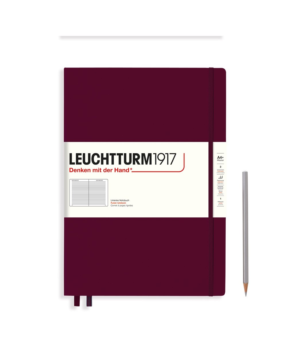 CARNET - MASTER SLIM (A4+) -LIGNE -  LEUCHTTURM1917