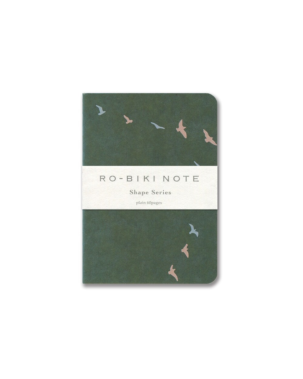 CARNET RO-BIKI NOTE - SHAPE SERIES - FLYING BIRDS - YAMAMOTO PAPER