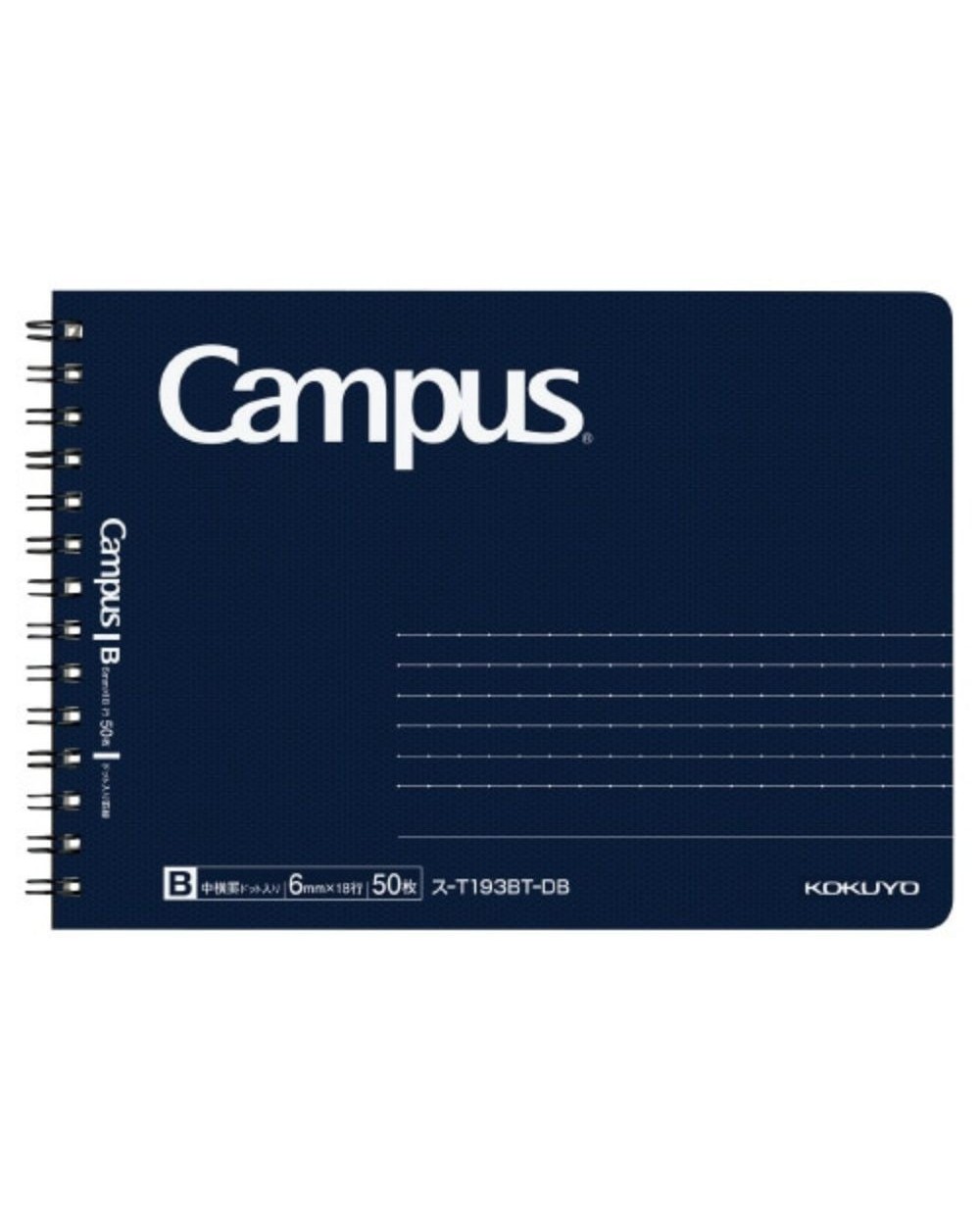 CARNET A SPIRALES (B6) - CAMPUS NOTES - LIGNE/POINTILLES - KOKUYO