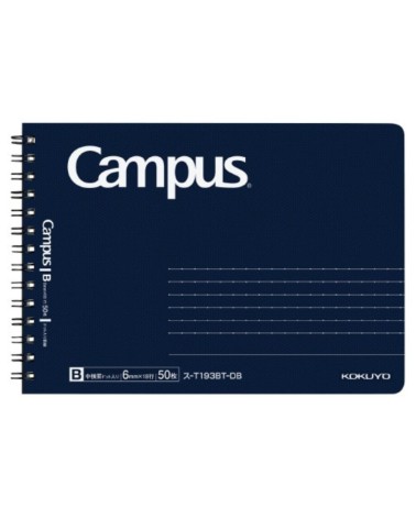 CARNET A SPIRALES (B6) - CAMPUS NOTES - LIGNE/POINTILLES - KOKUYO