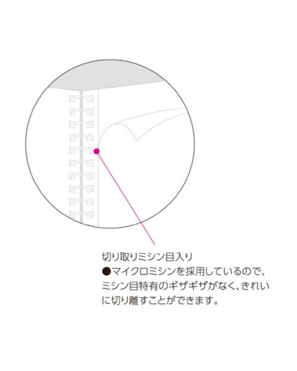 CARNET A SPIRALES (B6) - CAMPUS NOTES - LIGNE/POINTILLES - KOKUYO