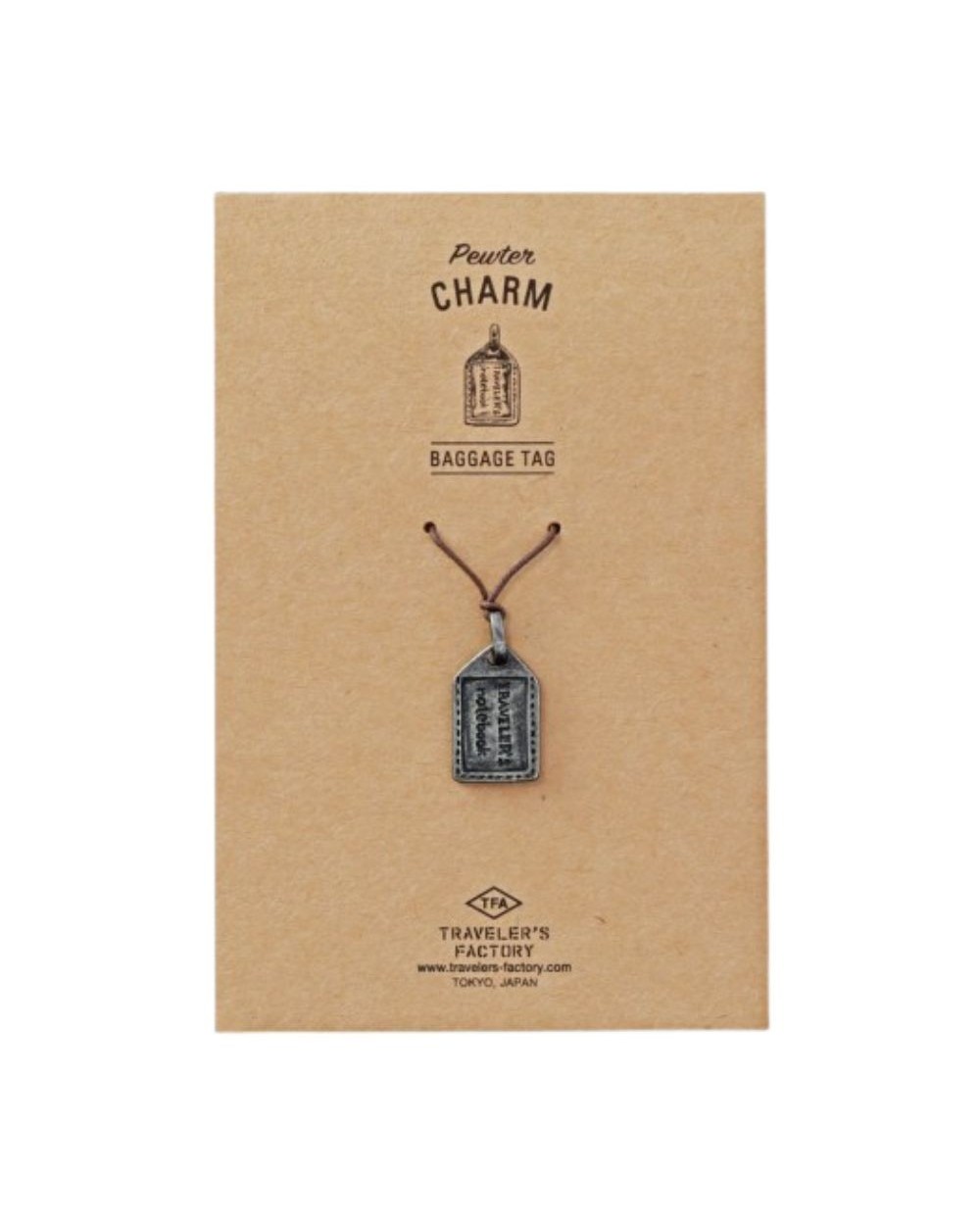 TF CHARM - ETIQUETTE BAGAGE - TRAVELER'S FACTORY