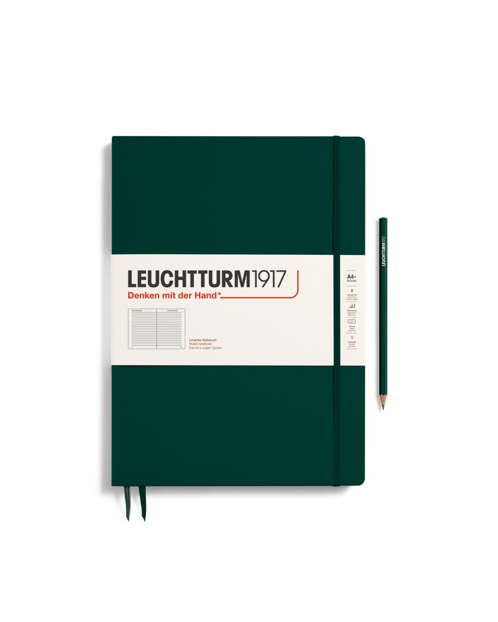 CARNET - MASTER SLIM (A4+) -LIGNE -  LEUCHTTURM1917