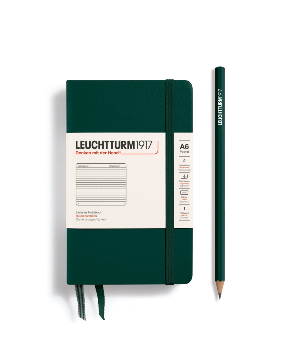 CARNET DE NOTES - POCKET (A6) - LIGNE - LEUCHTTURM1917