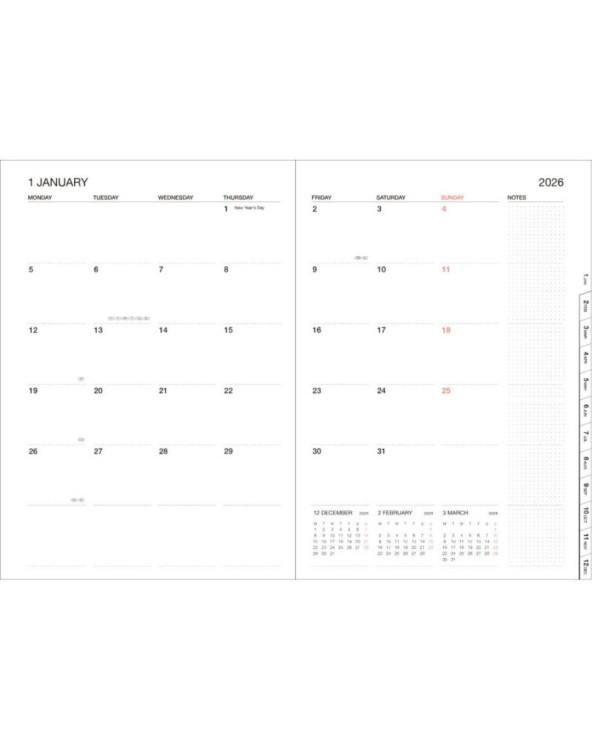 AGENDAS 2026 (A5) - 16 mois - VAGUE JAPONAISE - MARK'S