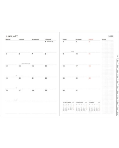 AGENDAS 2026 (A5) - 16 mois - VAGUE JAPONAISE - MARK'S