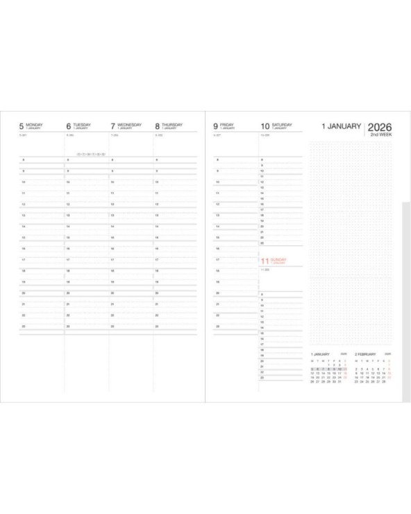 AGENDAS 2026 (A5) - 16 mois - VAGUE JAPONAISE - MARK'S