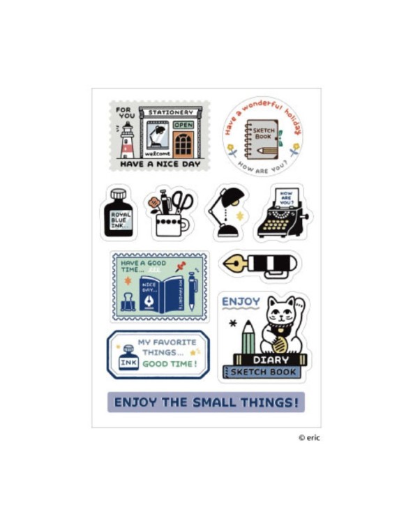 STICKER MULTI-SUPPORT - ERIC - ENJOY THE SMALL THINGS 01 - SANBY