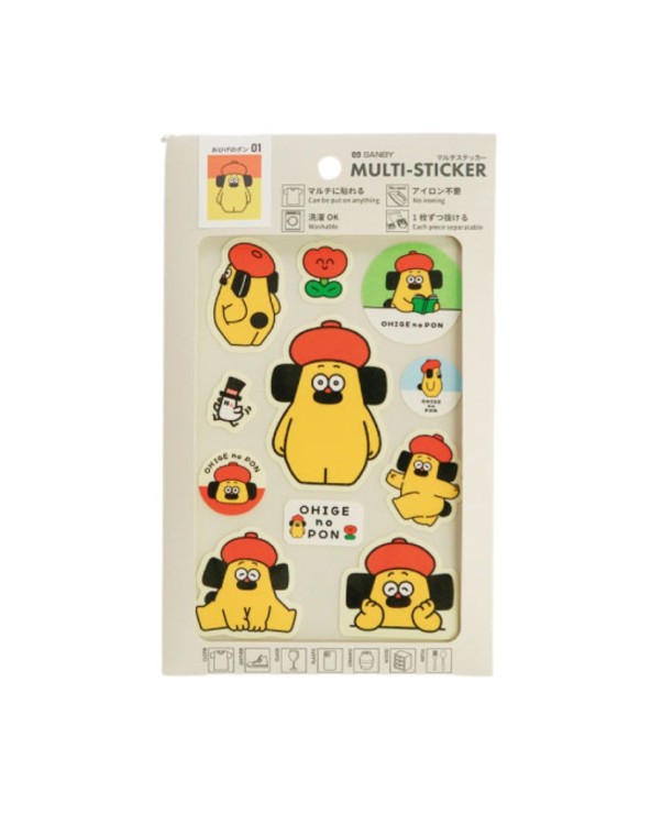 STICKER MULTI-SUPPORT - OHIGE NO PON 01 - SANBY