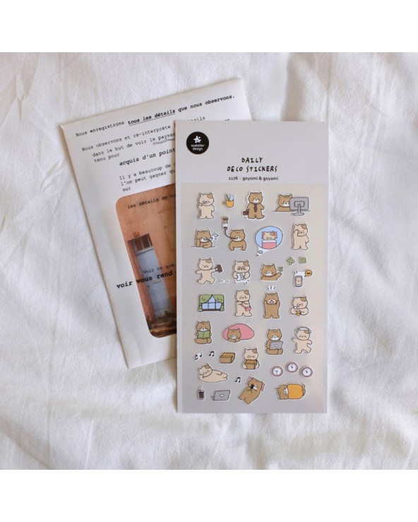 Daily Deco Stickers - Goyomi & Goyami - SUATELIER DESIGN