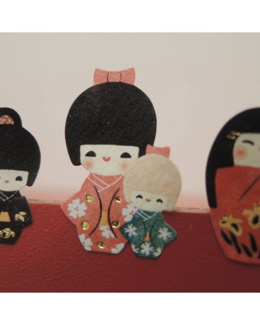 Daily Deco Stickers - Kokeshi - SUATELIER DESIGN