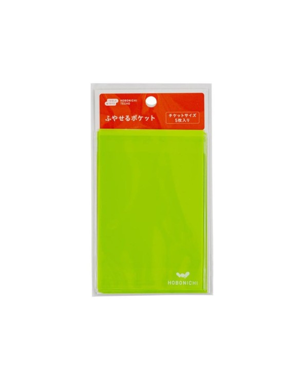 HOBONICHI TECHO 2025 – Add-on Pocket (Ticket Size) - Set de 5