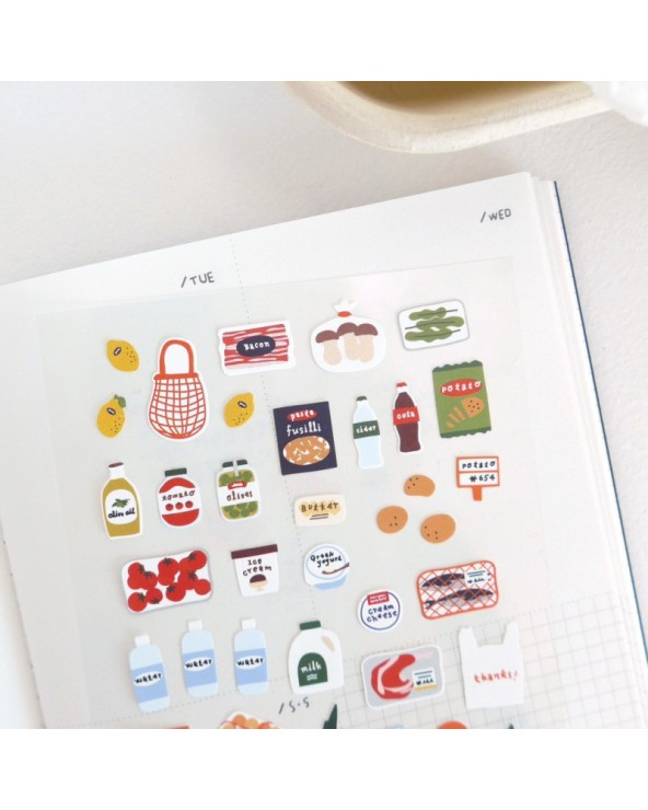 Daily Deco Sticker - Market - SUATELIER DESIGN