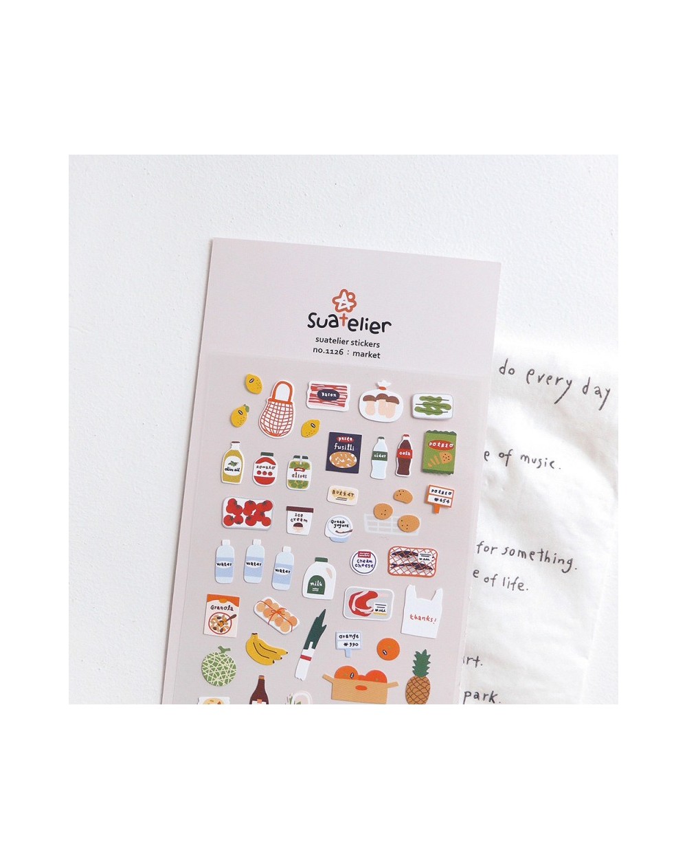 Daily Deco Sticker - Market - SUATELIER DESIGN