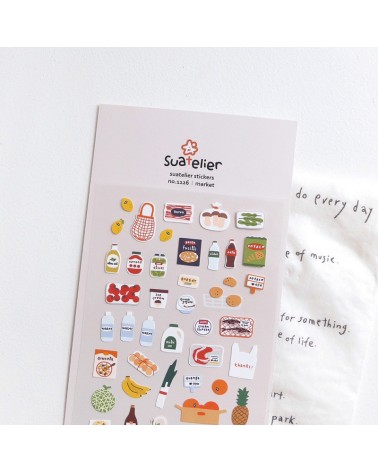 Daily Deco Sticker - Market - SUATELIER DESIGN
