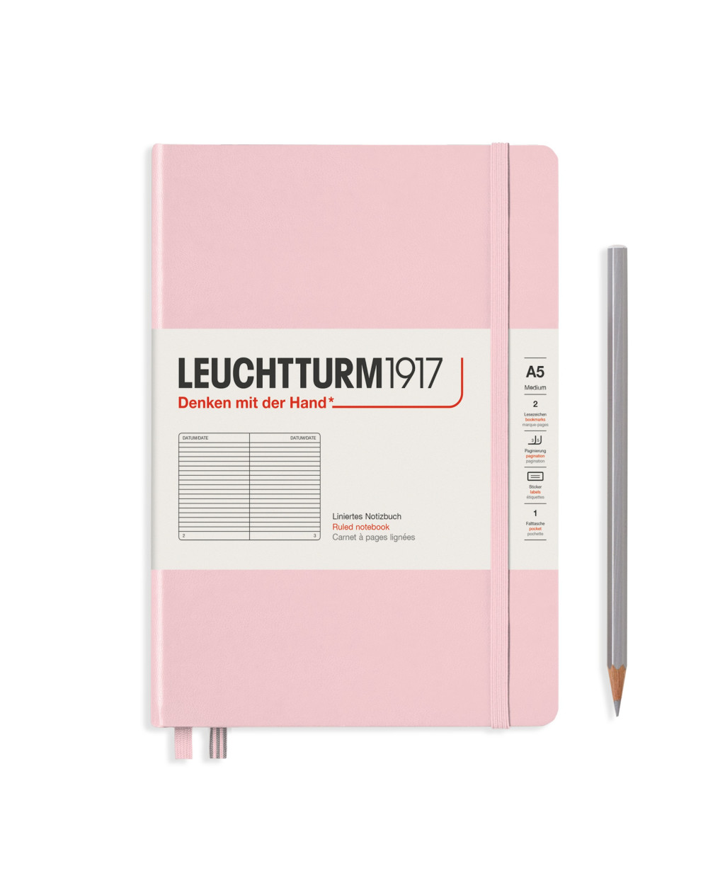 CARNET DE NOTES - MEDIUM (A5) - LIGNE  - LEUCHTTURM 1917