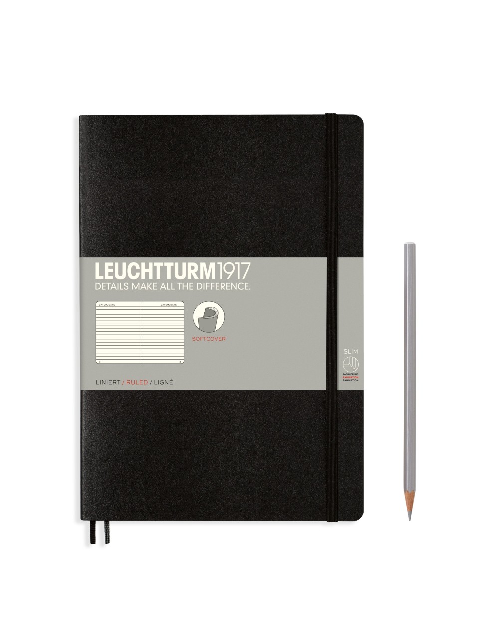 CARNET - COMPOSITION (B5) - COUVERTURE SOUPLE - LIGNE - LEUCHTTURM1917